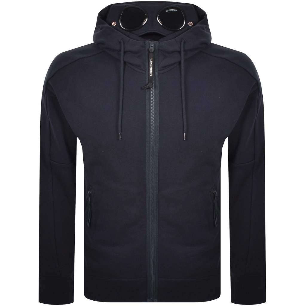 CP Company Diagonal Hoodie Navy
